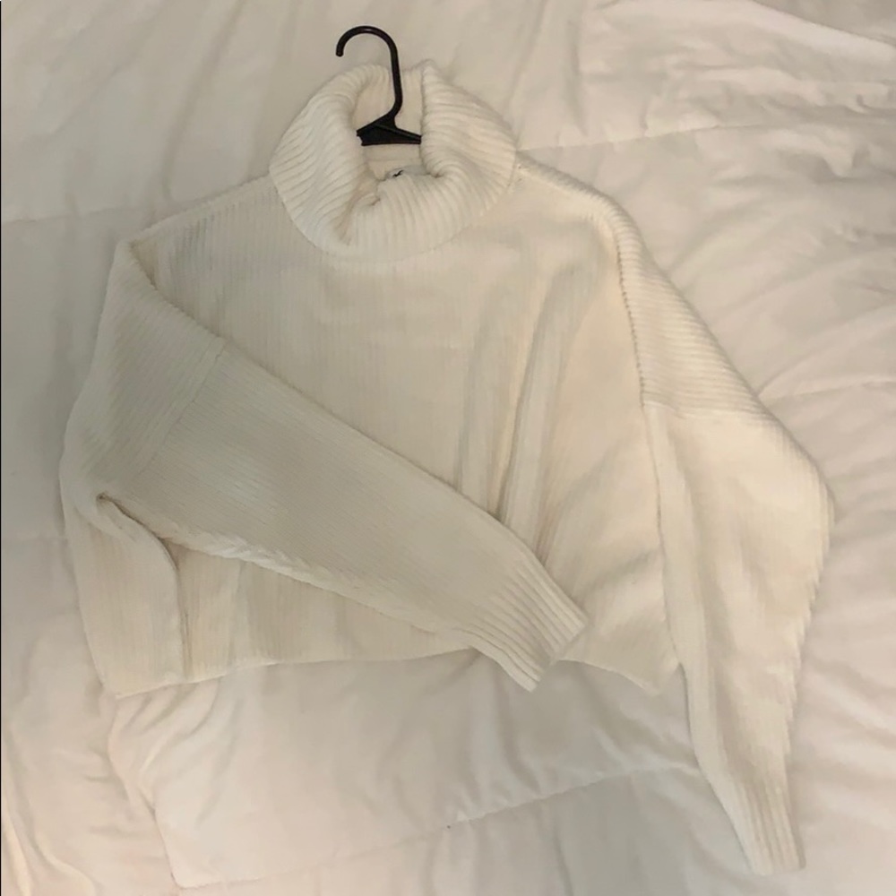 Hollister Cropped Turtleneck Sweater